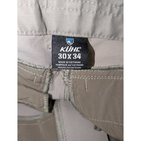 Kuhl Resistor Lite Chino Pants Men's Size 30x34 5225 Tan Beige Stretch Hiking - Picture 12 of 15